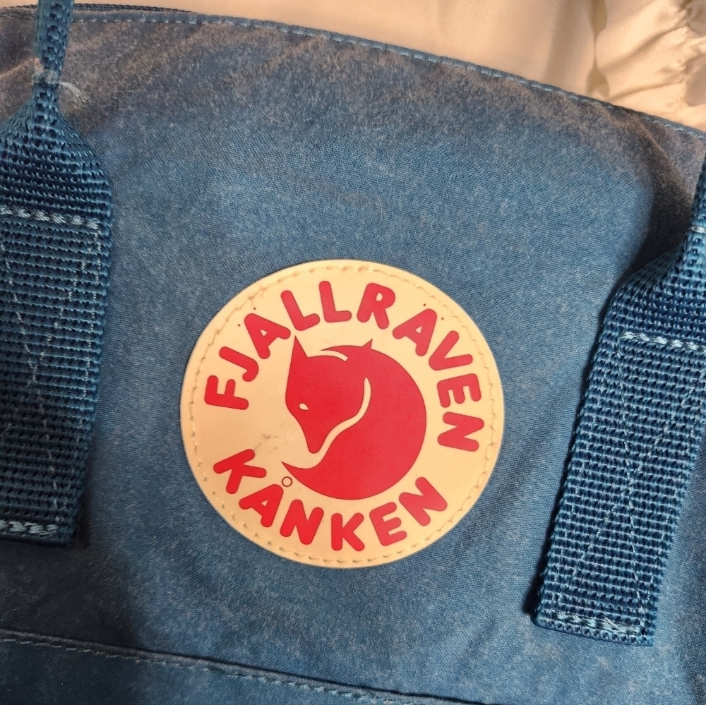 Fjallraven Kanken Mini Classic Pack Blue Backpack Bag Style 23510 - Picture 2 of 8